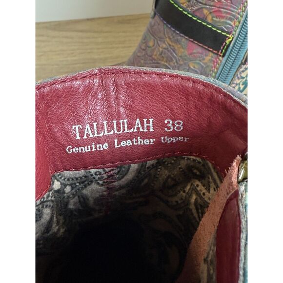 L’Artiste by Spring Tallulah Ankle Boot Women’s Size 7.5 Multi Genuine Leather - Picture 9 of 9